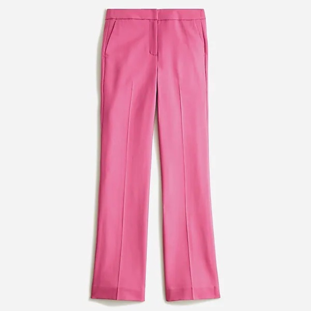 J.Crew Willa Full-Length Flare Pant in Italian City Wool size 10